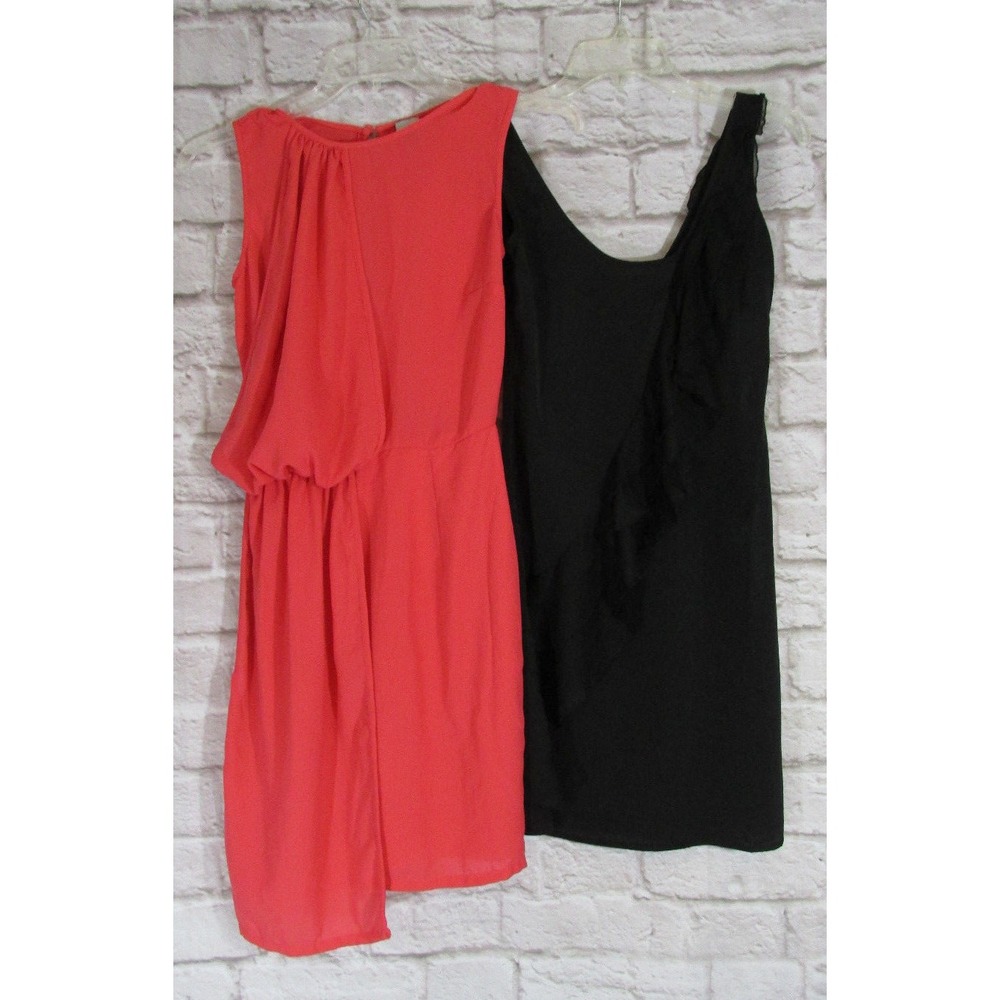 ASOS Dresses US 4 UK 8 (Lot of 2 Dresses) Pink‎ Dress New Black Pre-owned